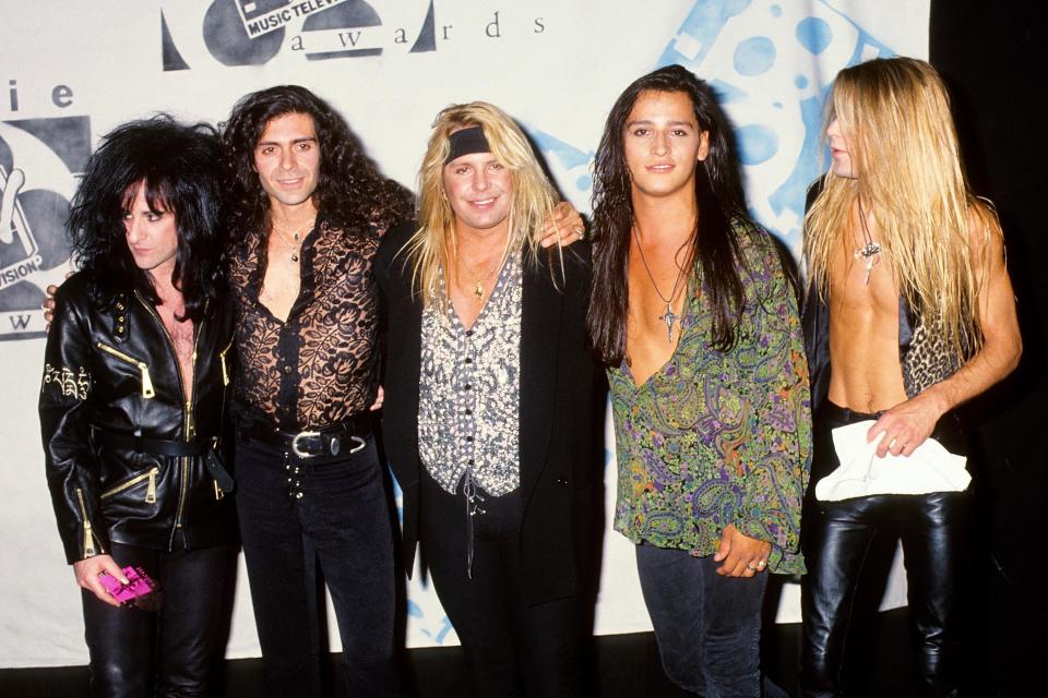 Vince Neil, Steve Stevens, Phil Soussan, Robbie Crane and Vik Foxx