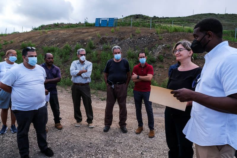 EPA Administrator Michael Regan visits a community impacted by the AES Power Plant in Guayama