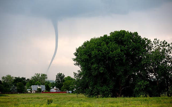 A tornado photographed on Feb. 10, 2010. In the last 3.5 months the U.S. has been in a tornado drought.