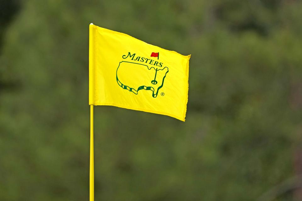 A view of the flag on the tenth green during the third round.