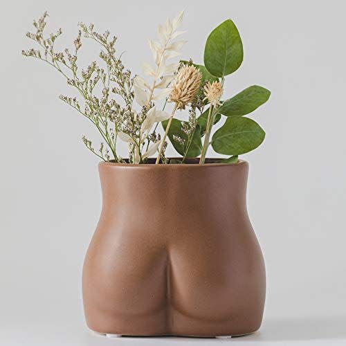 17) Ceramic Body Flower Vase