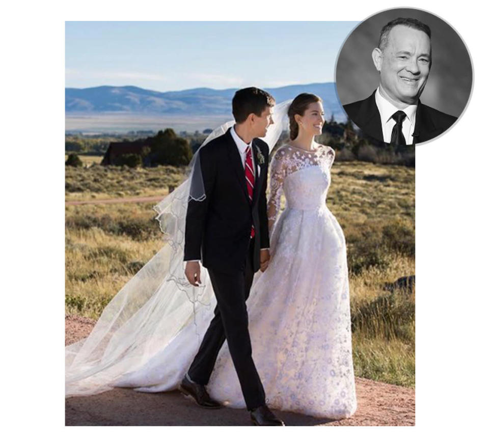 Allison Williams & Ricky Van Veen, officiated by Tom Hanks