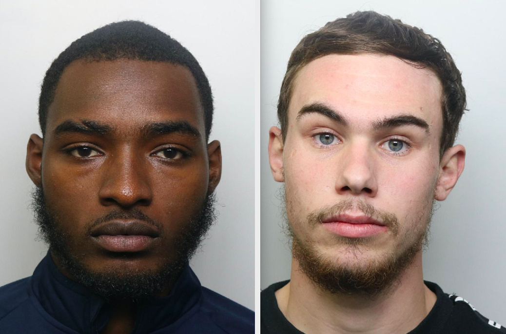 Jonathan Camille (left) was convicted of manslaughter and Alex Lanning (right) was convicted of murder. (PA)