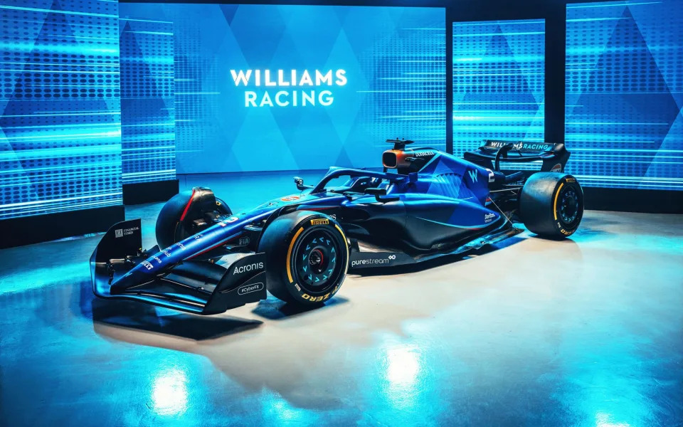 The new Williams F1 car, the FW45 - PA/Williams Racing