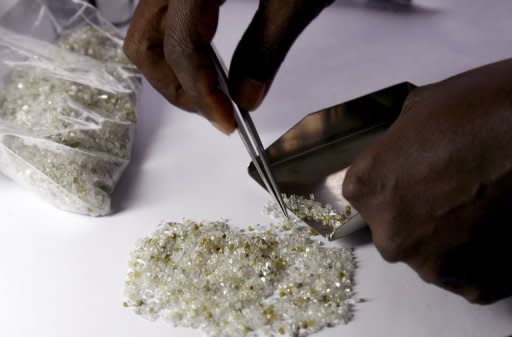 An estimated $13 billion in diamonds are mined every year, about 65 percent, or some $8.5 billion, of which come from African nations, according to the World Diamond Council