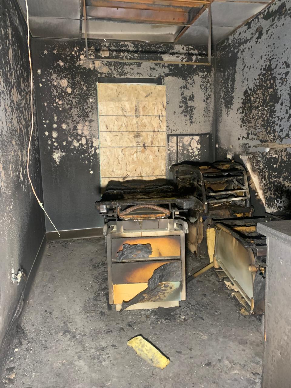The fire in May 2022 at Wellspring Health Access clinic caused "significant" damage, investigators said. The woman who set the fire, Lorna Roxanne Green, pleaded guilty to a felony arson charge.