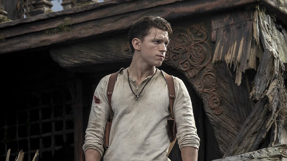 Tom Holland as Nathan Drake in 'Uncharted'. (Credit: Instagram/Tom Holland/Sony)