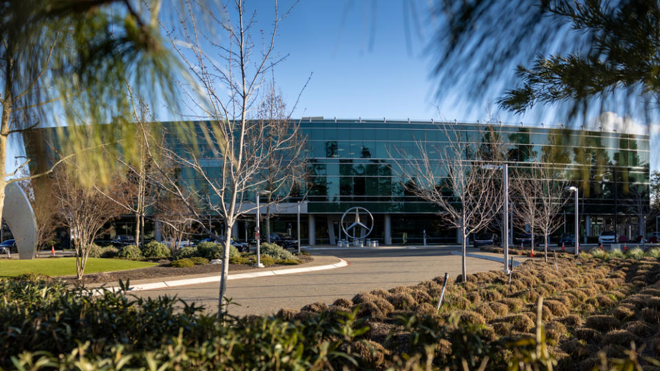 Mercedes-Benz's Silicon Valley complex in Sunnyvale, Calif.