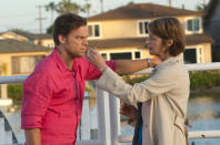 Michael C. Hall as Dexter Morgan and Charlotte Rampling as Dr. Vogel in the "Dexter" Season 8 episode, "Are We There Yet?"