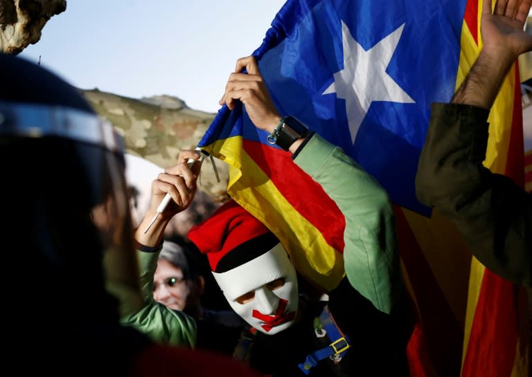 Catalan separatists have held protests for months