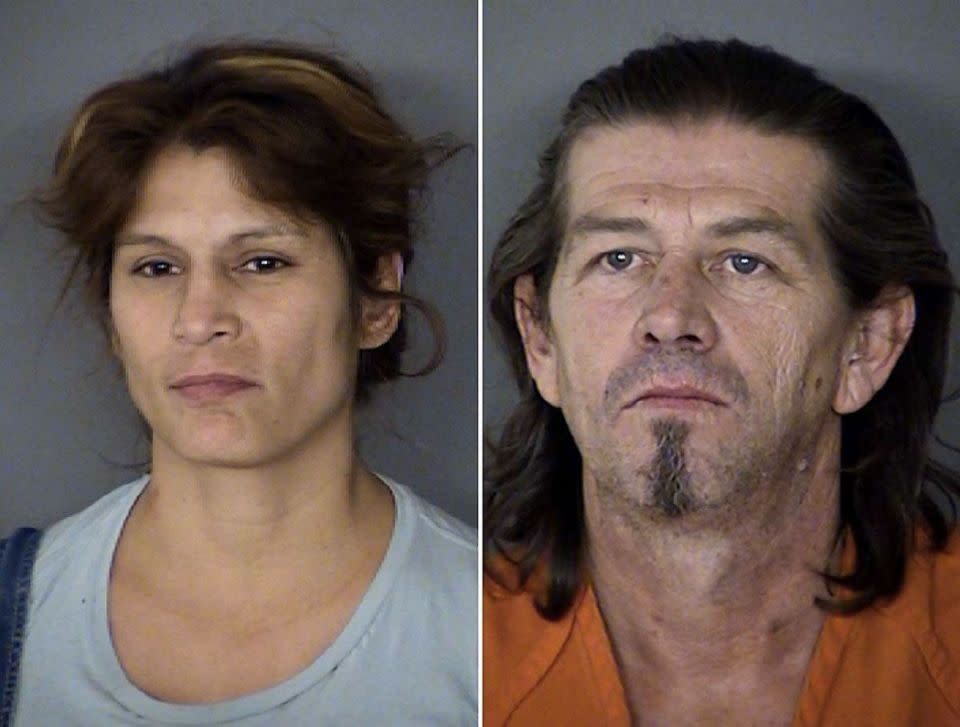 Michael Quinn (right) and girlfriend Connie Yanez (left) are both charged with murder. Photo: Bexar County Sheriff’s Office