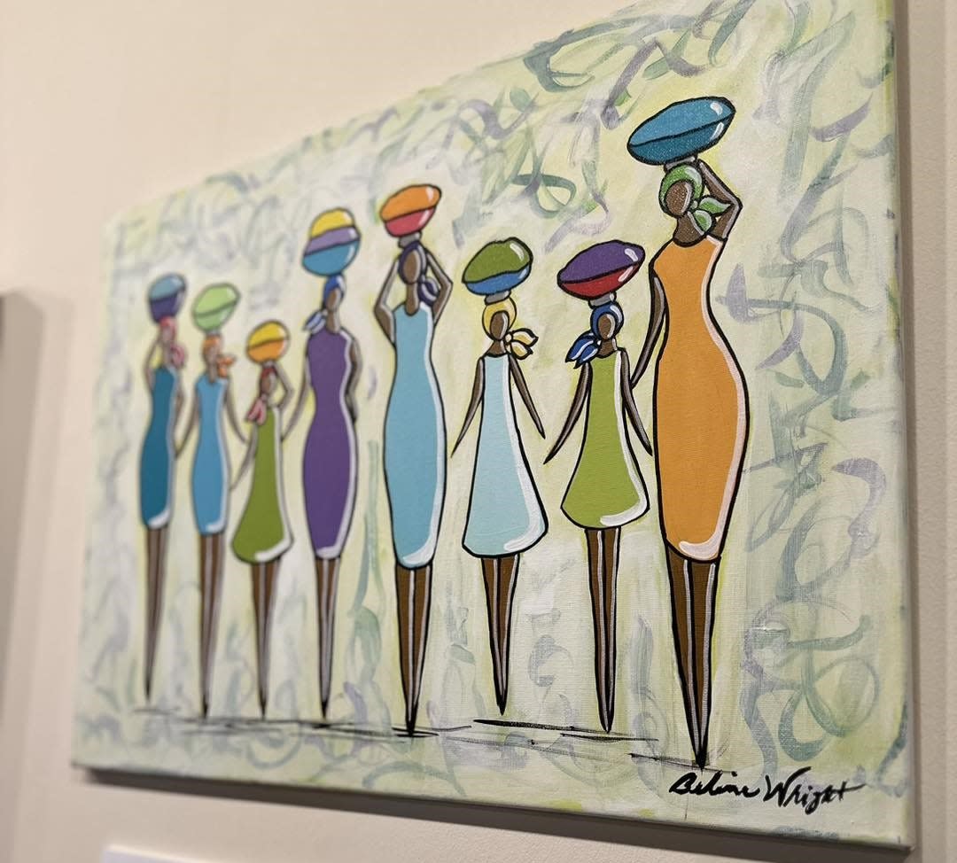 The Haiti-inspired paintings of Belina Wright can be enjoyed at the Lake County Museum of Art in Tavares and at the first-ever Experience the Culture of Haiti Festival in Leesburg this weekend.