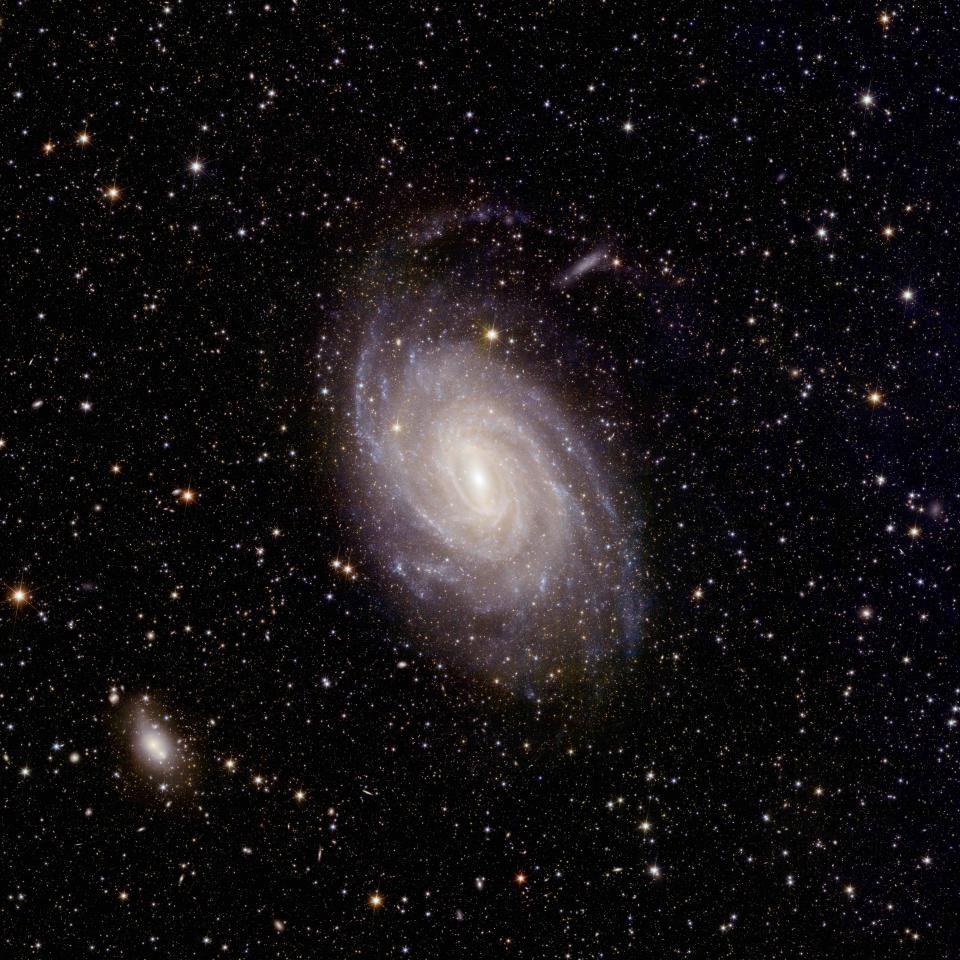 La galaxie spirale NGC 6744 prise par le télescope Euclid