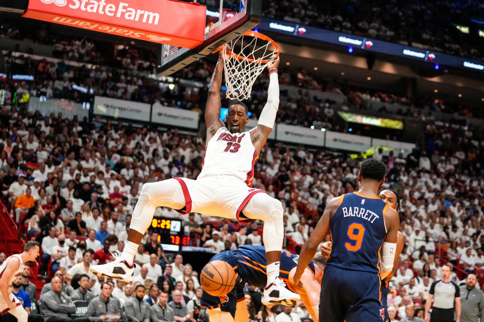 Will Bam Adebayo and the Miami Heat beat the New York Knicks in Game 4 of their NBA Playoffs series on Monday?