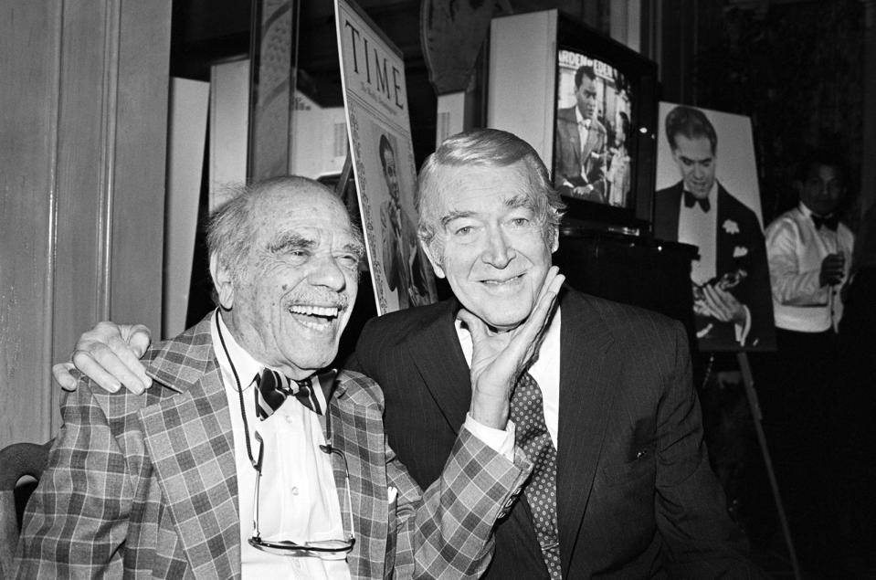 Frank Capra and James Stewart