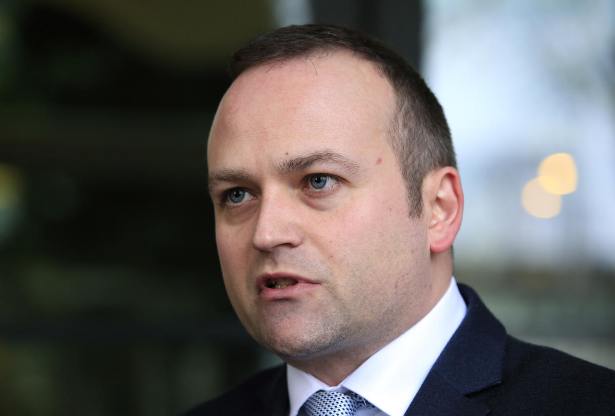 Labour MP Neil Coyle speaks to the media outside Portcullis House, London, as party leader Jeremy Corbyn is expected to finalise a reshuffle of his top team after late-night talks with key members of the shadow cabinet ended without any announcement.