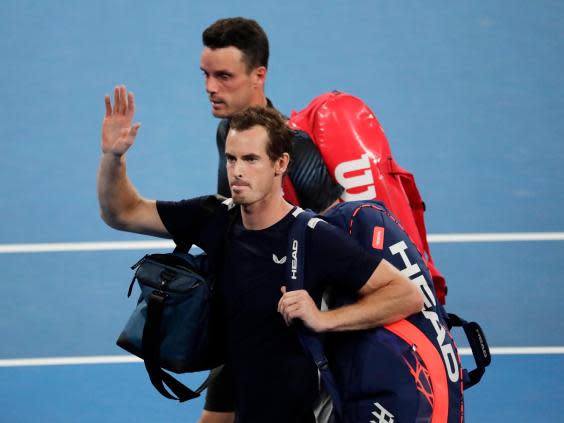 Murray played what could be his last match on Monday (EPA)