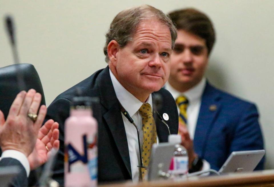 S.C. Rep. Weston Newton, R-Beaufort, presides over the Judiciary Committee after being elected chairman on Wednesday, Dec. 7, 2022.