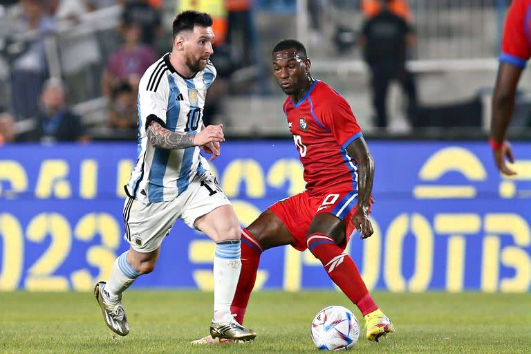 Lionel Messi fue uno los mejores jugadores de la Argentina ante Panamá