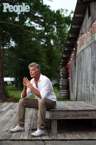 <p>Daymon Gardner</p> John Schneider at his home in Holden, Louisiana in June 2023