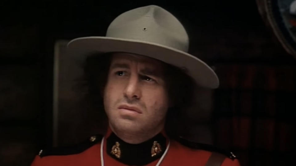 Steven Wright mountie in Canadian Bacon