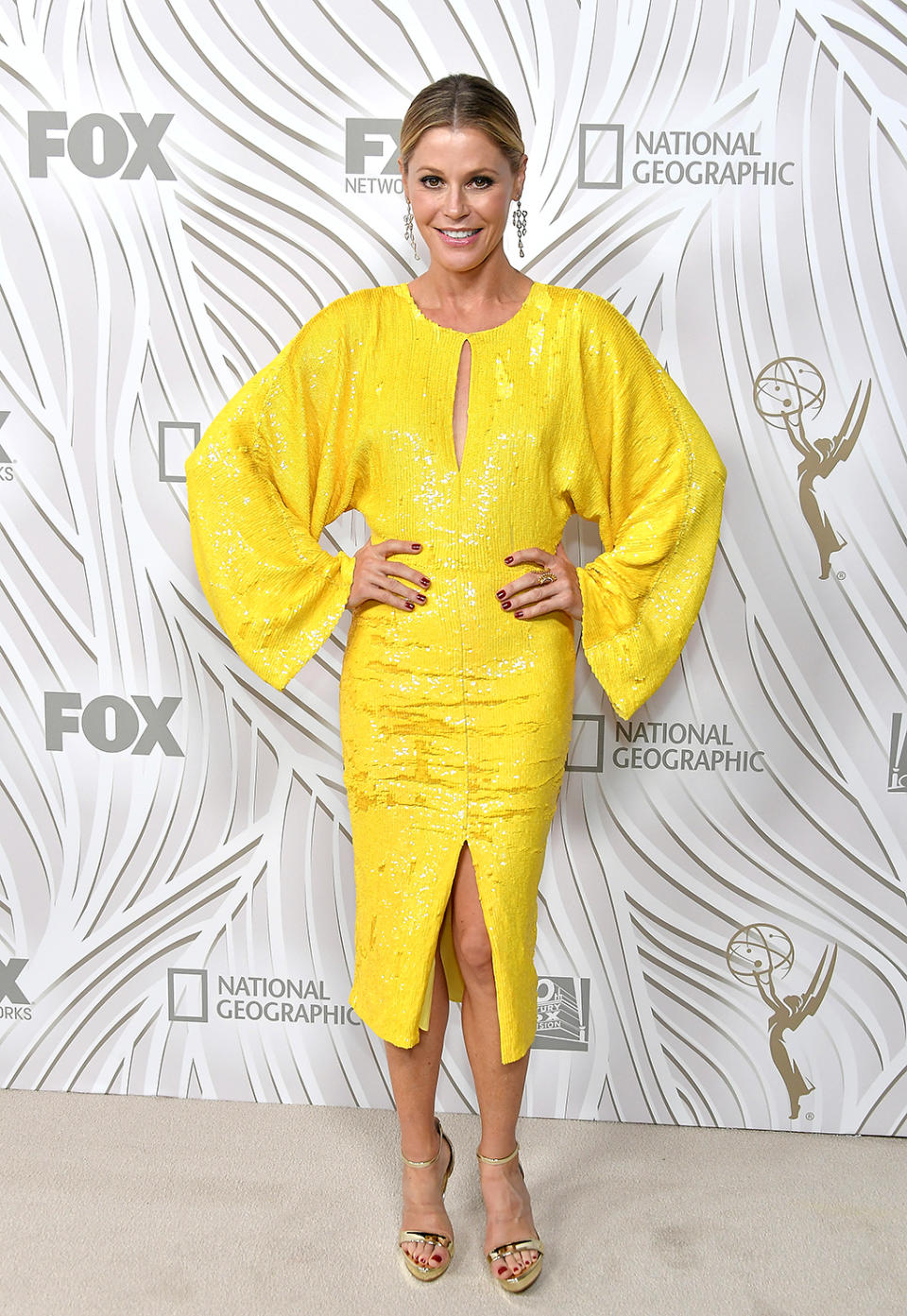 <p>Julie Bowen at the after-party for the Fox Broadcasting Co., Twentieth Century Fox Television, FX, and <em>National Geographic</em> at Vibiana. (Photo: Neilson Barnard/Getty Images) </p>