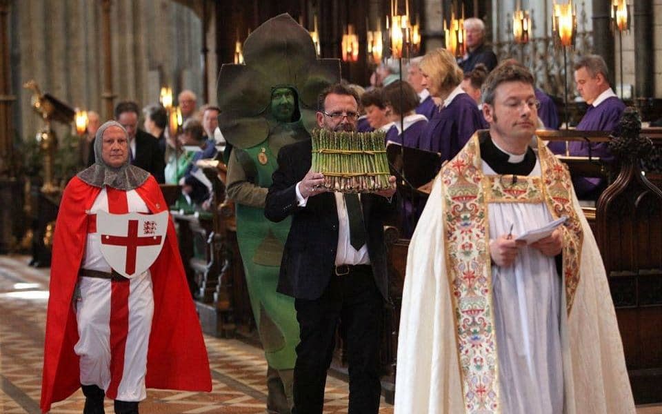 The service was organised to mark the start of the asparagus festival  - Stuart Purfield/Asparagus Festival