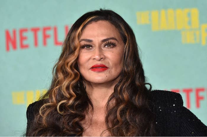 Closeup of Tina Knowles