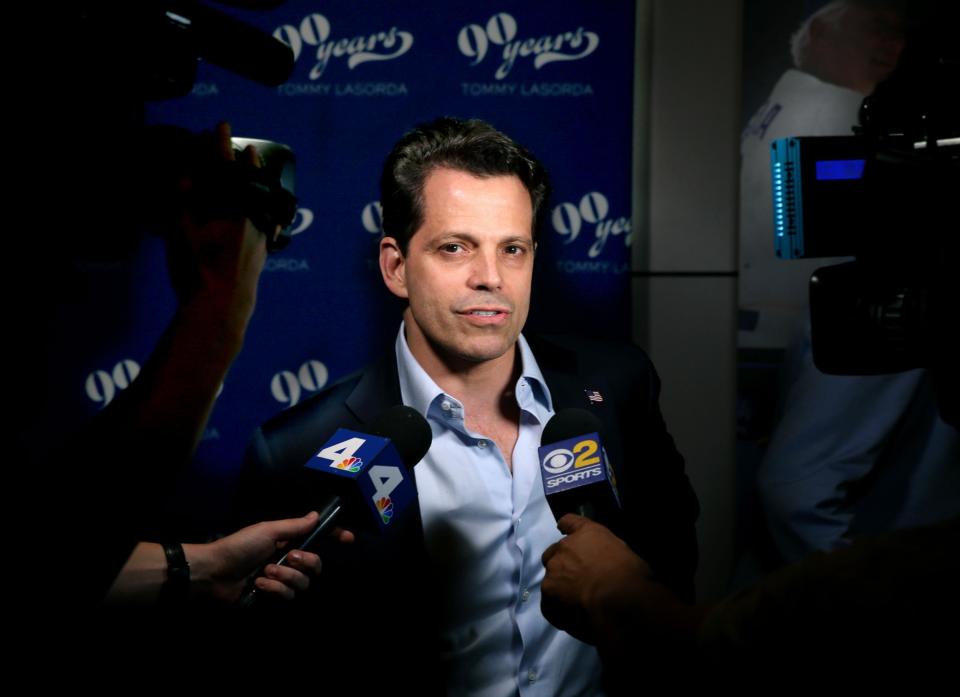 Mr Scaramucci is currently in the UK: Getty