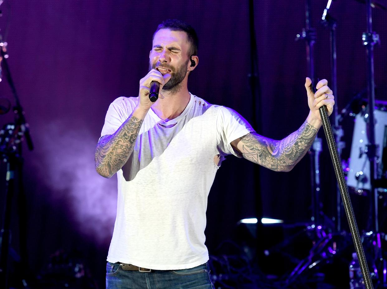 Maroon 5 frontman Adam Levine: 2015 Getty Images