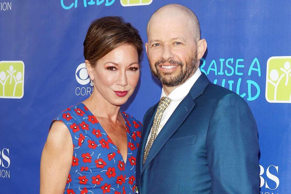 <p>Michael Tran/FilmMagic</p> Lisa Joyner and Jon Cryer in Hollywood, California in June 2018.