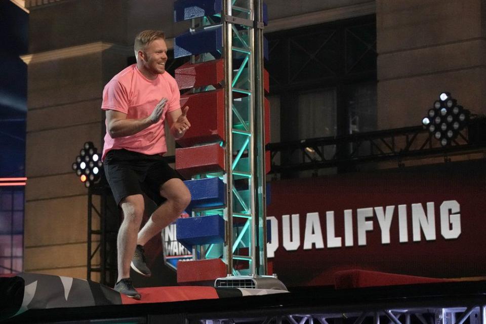 Josh Ferguson competes on Season 15 of “American Ninja Warrior.” | Elizabeth Morris, NBC