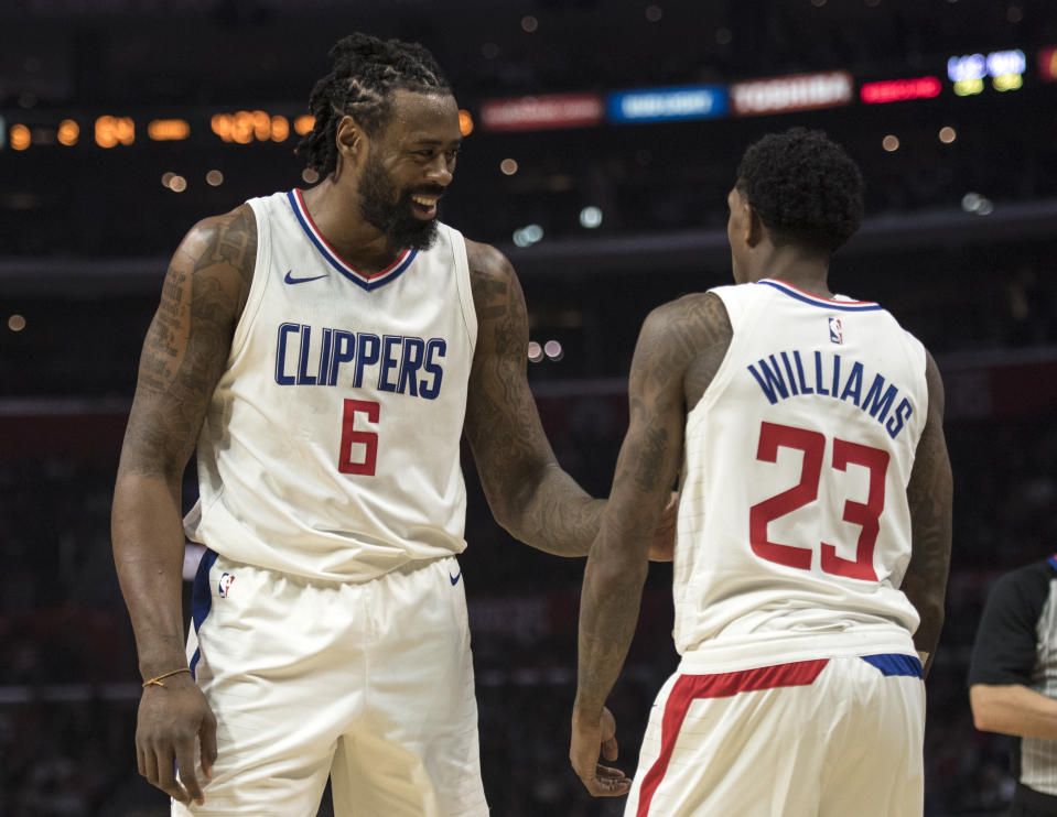 The Clippers run the risk of losing both DeAndre Jordan and Lou Williams at season’s end. (AP)