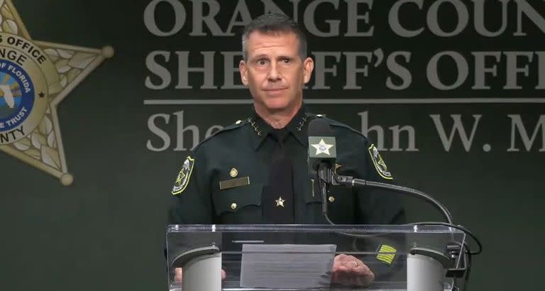 El sheriff del condado de Orange, John Mina