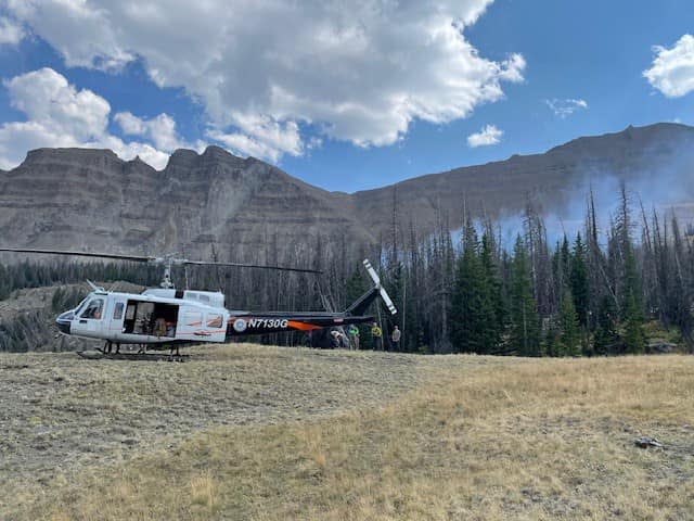 The crash happened in Wyoming woods on Sunday. Park County Sheriff's Office