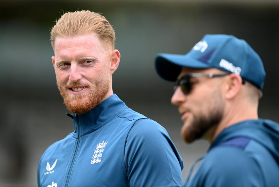 Ben Stokes speaks to Brendon McCullum at Lord’s Cricket Ground (Getty Images)