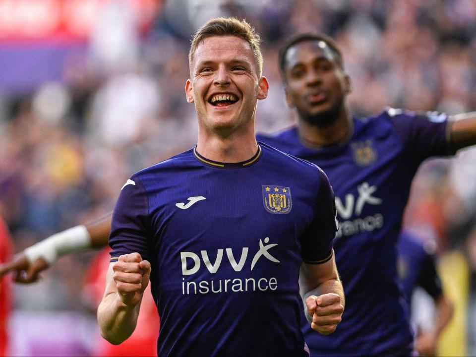 Anderlecht full-back Sergio Gomez is closing in on a move to Manchester City (Getty Images)