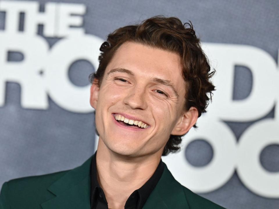 Gap year: Tom Holland is embarking on a year away from the film industry (AFP via Getty Images)