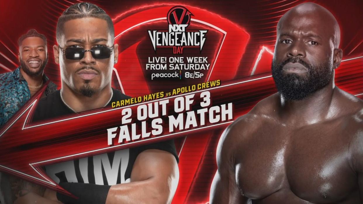 Apollo Crews vs. Carmelo Hayes Announced For NXT Vengeance Day