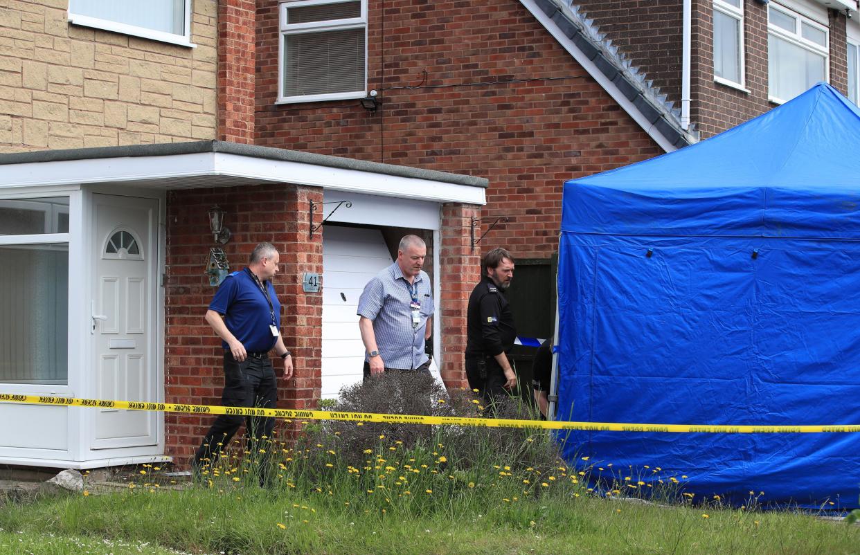 File photo dated 10/06/19 of police at the home of Lucy Letby in Chester. Nurse Lucy Letby, 33, has been found guilty at Manchester Crown Court of the murders of seven babies and the attempted murders of six others at the Countess of Chester Hospital. Issue date: Friday August 18, 2023.