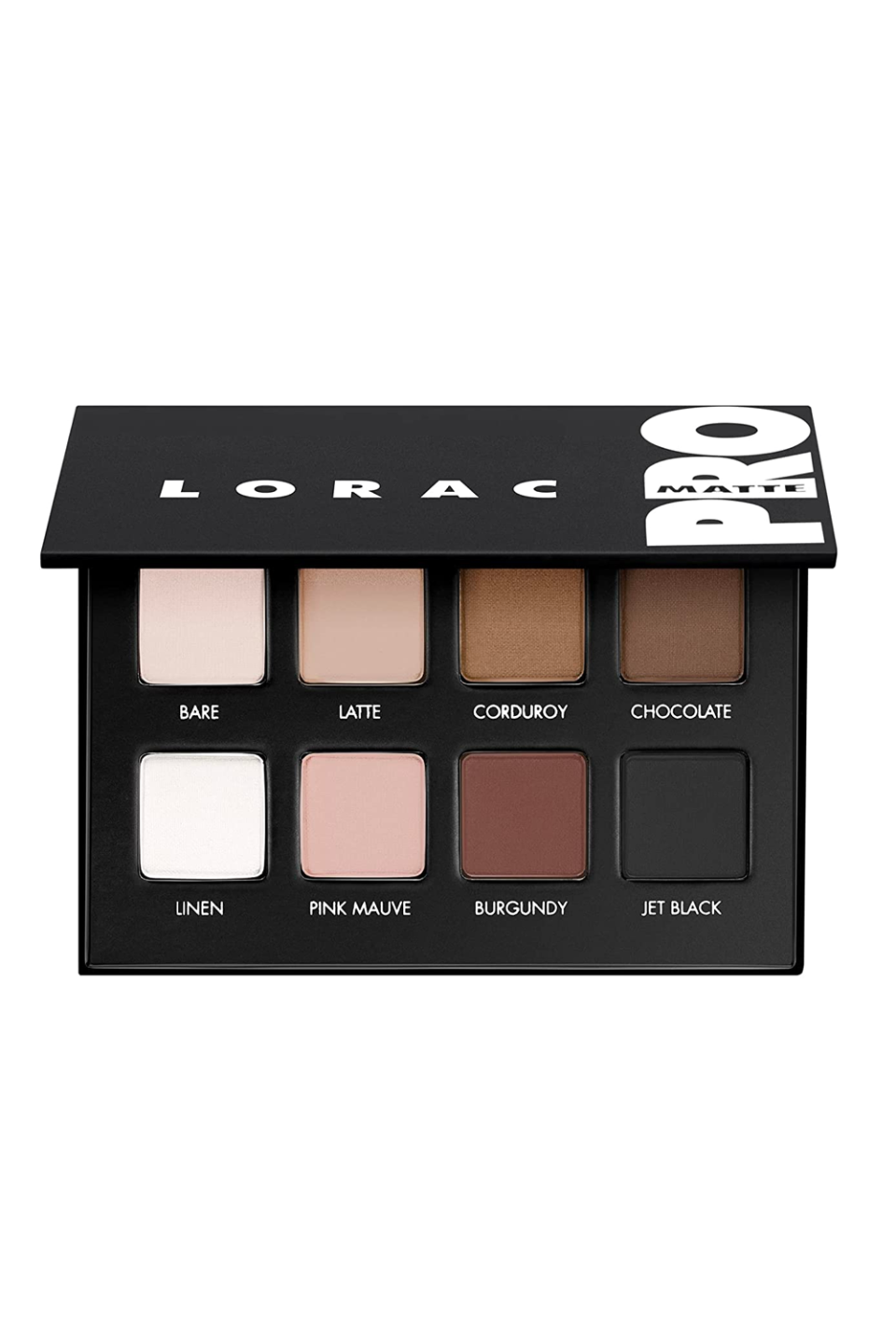 1) Lorac Pro Matte Eye Shadow Palette