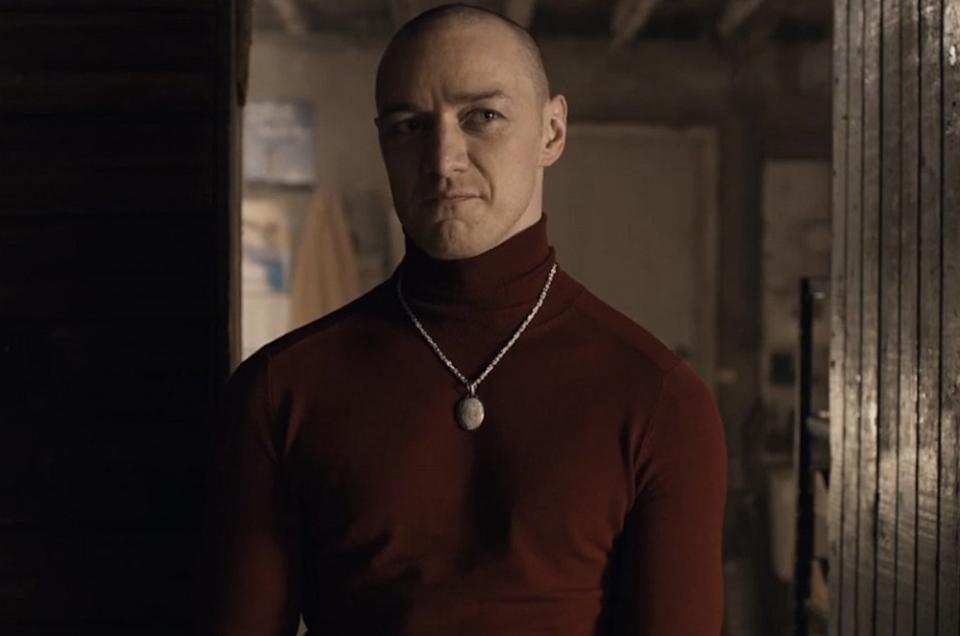 James McAvoy in 'Split' (credit: Universal)