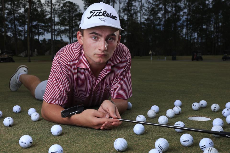 Fleming Island High School sophomore Tyler Mawhinney is The Florida Times-Union boys high school golfer of the year. He won the Class 3A state tournament and led Fleming Island to Clay County's first-ever state team championship.