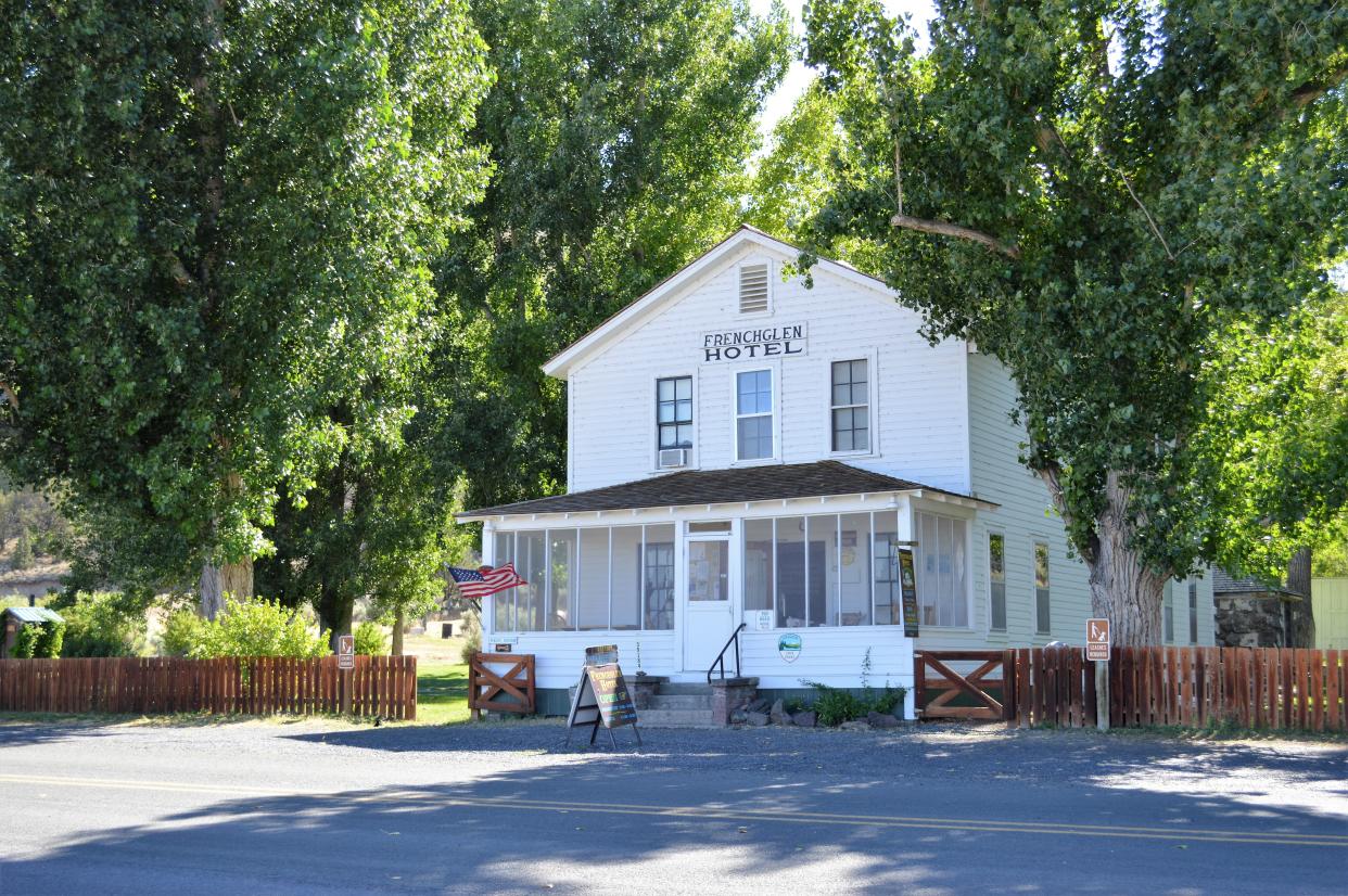 Frenchglen Hotel at the base of Steens Mountain.