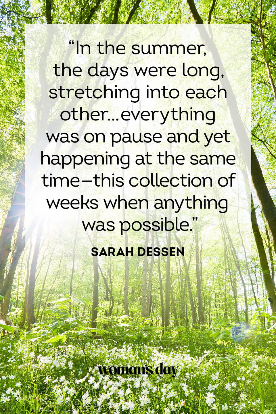 Sarah Dessen