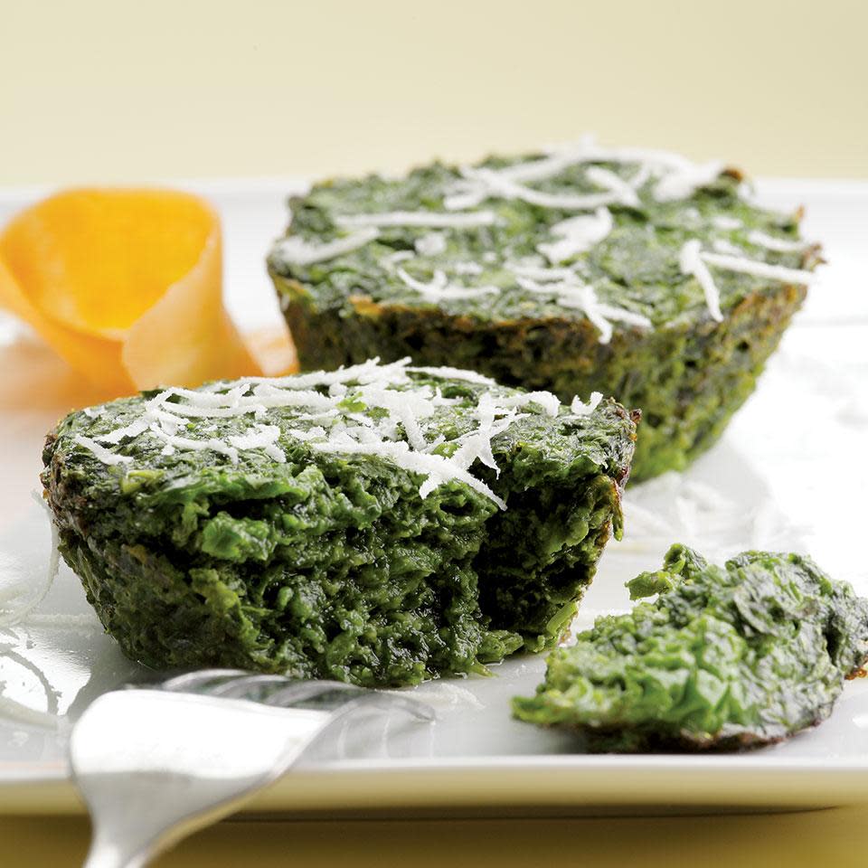 Parmesan Spinach Cakes