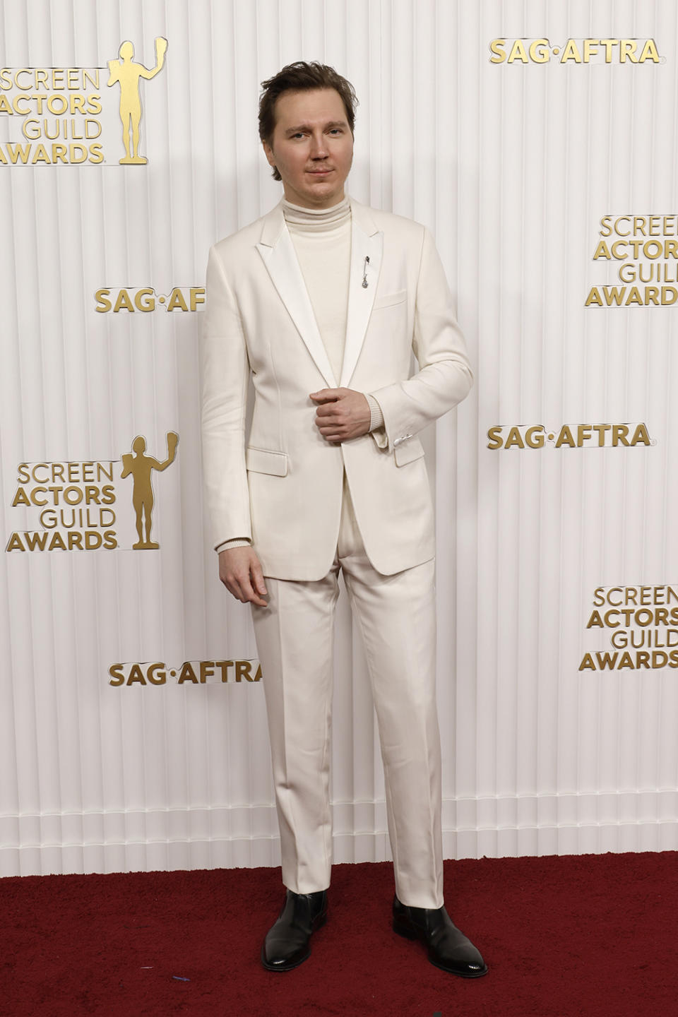 LOS ANGELES, CALIFORNIA - FEBRUARY 26: Paul Dano attends the 29th Annual Screen Actors Guild Awards at Fairmont Century Plaza on February 26, 2023 in Los Angeles, California. (Photo by Frazer Harrison/Getty Images)