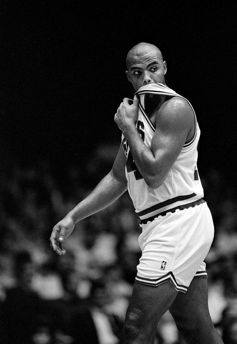 Charles Barkley was the leading scorer for the Sixers, who fell to Patrick Ewing and the Knicks in a 3-0 first-round series sweep in 1989.