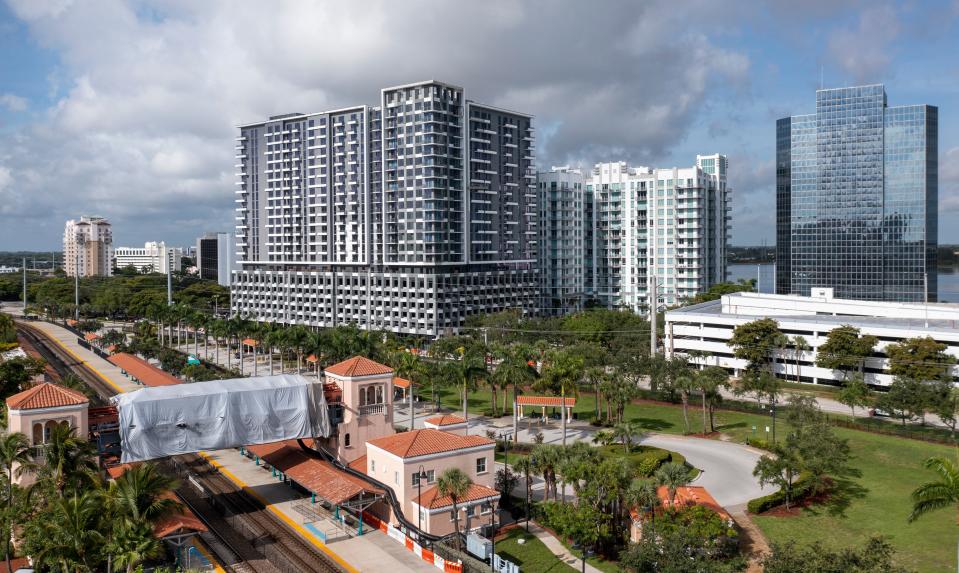 The Lumaire apartment building in West Palm Beach.