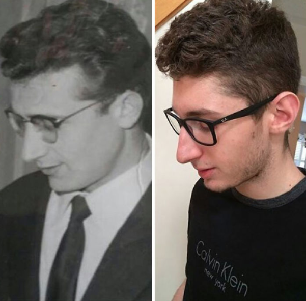 “Mi abuelo y yo, 1965 y 2016”